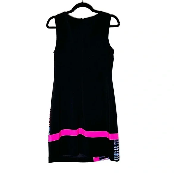 Joseph Ribkoff Sleeveless Shift Dress 8 - Picture 8 of 8